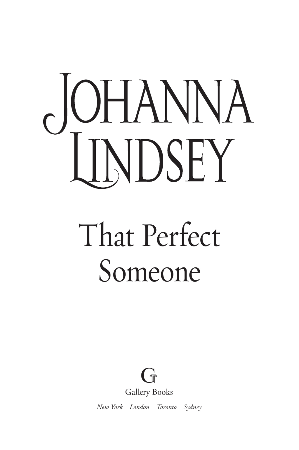 That Perfect Someone eBook