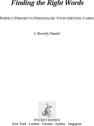 Cover image: Finding the Right Words 9780743477192