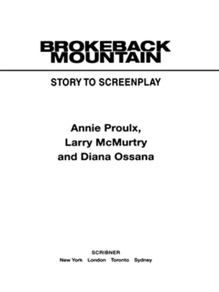 Cover image: Brokeback Mountain: Story to Screenplay 9780743294164