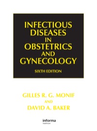 Imagen de portada: Infectious Diseases in Obstetrics and Gynecology 6th edition 9780367387549
