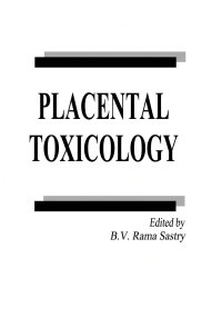 Cover image: Placental Toxicology 1st edition 9780849378126