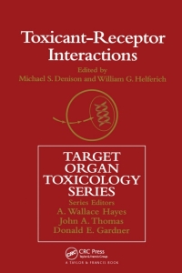 Titelbild: Toxicant-Receptor Interactions 1st edition 9781560326335