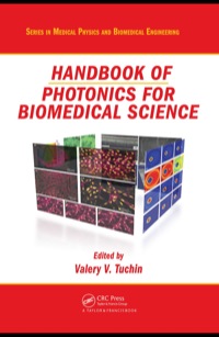 Omslagafbeelding: Handbook of Photonics for Biomedical Science 1st edition 9780367384074