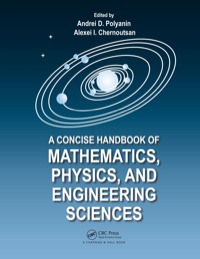 Imagen de portada: A Concise Handbook of Mathematics, Physics, and Engineering Sciences 1st edition 9781439806395