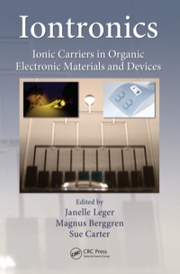 Imagen de portada: Iontronics 1st edition 9780367848897