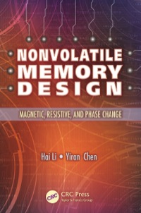 Imagen de portada: Nonvolatile Memory Design 1st edition 9781138076631