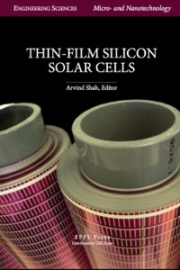 Cover image: Thin-Film Silicon Solar Cells 1st edition 9781420066746