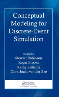 Imagen de portada: Conceptual Modeling for Discrete-Event Simulation 1st edition 9781439810378