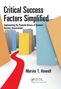 Immagine di copertina: Critical Success Factors Simplified 1st edition 9781439811177