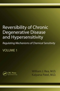 Titelbild: Reversibility of Chronic Degenerative Disease and Hypersensitivity, Volume 1 1st edition 9781439813423
