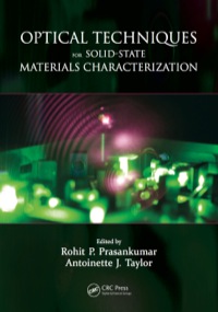 表紙画像: Optical Techniques for Solid-State Materials Characterization 1st edition 9781439815373