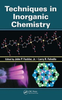 Imagen de portada: Techniques in Inorganic Chemistry 1st edition 9781439815144