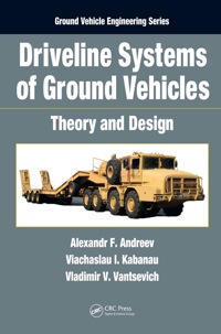 Cover image: Driveline Systems of Ground Vehicles 1st edition 9781439817278