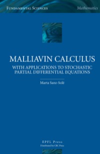 Cover image: Malliavin Calculus with Applications to Stochastic Partial Differential Equations 1st edition 9780849340307