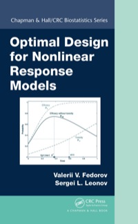 Titelbild: Optimal Design for Nonlinear Response Models 1st edition 9781439821510