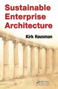 Cover image: Sustainable Enterprise Architecture 1st edition 9780367383008