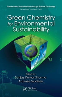 表紙画像: Green Chemistry for Environmental Sustainability 1st edition 9780367262433