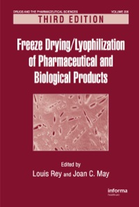 表紙画像: Freeze-Drying/Lyophilization of Pharmaceutical and Biological Products 3rd edition 9781439825754