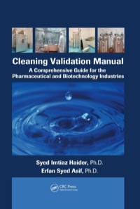 Omslagafbeelding: Cleaning Validation Manual 1st edition 9781138749719