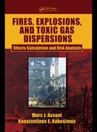 صورة الغلاف: Fires, Explosions, and Toxic Gas Dispersions 1st edition 9781439826751