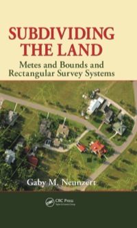 Cover image: Subdividing the Land 1st edition 9780367864811