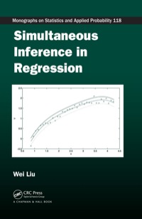 Cover image: Simultaneous Inference in Regression 1st edition 9781439828090