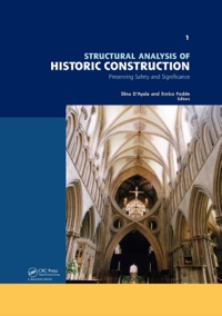 Cover image: Structural Analysis of Historic Construction: Preserving Safety and Significance, Two Volume Set 1st edition 9780415468725