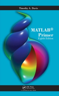 Cover image: MATLAB Primer 8th edition 9781439828625