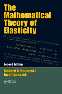 表紙画像: The Mathematical Theory of Elasticity 2nd edition 9781138374355