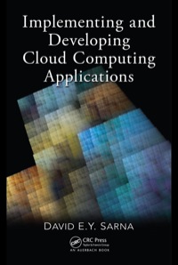 表紙画像: Implementing and Developing Cloud Computing Applications 1st edition 9781439830826