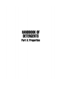 Cover image: Handbook of Detergents, Part A 1st edition 9780824714178