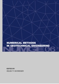 Imagen de portada: Numerical Methods in Geotechnical Engineering 1st edition 9780415408226