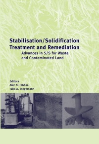Immagine di copertina: Stabilisation/Solidification Treatment and Remediation 1st edition 9780415374606