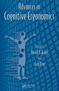 Cover image: Advances in Cognitive Ergonomics 1st edition 9781138116542