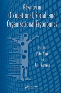Titelbild: Advances in Occupational, Social, and Organizational Ergonomics 1st edition 9781138117631