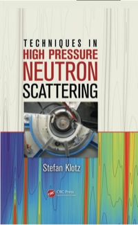 Omslagafbeelding: Techniques in High Pressure Neutron Scattering 1st edition 9781138199217