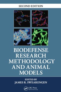 Imagen de portada: Biodefense Research Methodology and Animal Models 2nd edition 9781439836323
