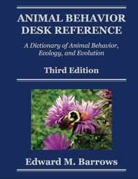 Titelbild: Animal Behavior Desk Reference 3rd edition 9781138113954
