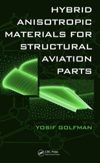 Cover image: Hybrid Anisotropic Materials for Structural Aviation Parts 1st edition 9781439836804
