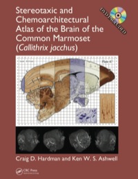 Imagen de portada: Stereotaxic and Chemoarchitectural Atlas of the Brain of the Common Marmoset (Callithrix jacchus) 1st edition 9781439837788