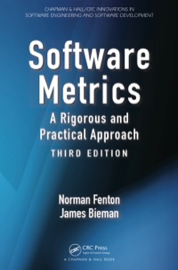 Cover image: Software Metrics 3rd edition 9781439838228