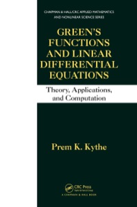 Omslagafbeelding: Green's Functions and Linear Differential Equations 1st edition 9781439840085