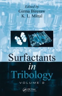 Cover image: Surfactants in Tribology, Volume 2 1st edition 9780367382896