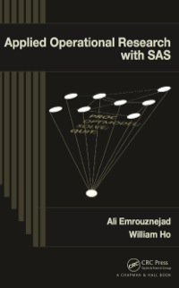 Imagen de portada: Applied Operational Research with SAS 1st edition 9780367576813