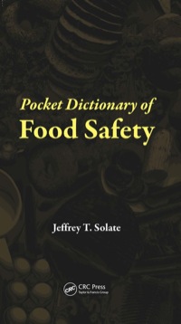Imagen de portada: Pocket Dictionary of Food Safety 1st edition 9781138426535