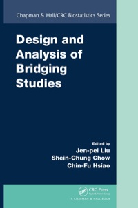 Cover image: Design and Analysis of Bridging Studies 1st edition 9780367576745