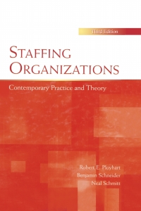 Cover image: Staffing Organizations 3rd edition 9780805855791