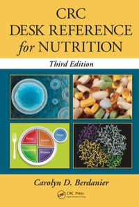 Omslagafbeelding: CRC Desk Reference for Nutrition 3rd edition 9781439848449