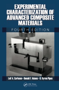 Cover image: Experimental Characterization of Advanced Composite Materials 4th edition 9780367268800