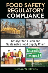 Imagen de portada: Food Safety Regulatory Compliance 1st edition 9781439849569